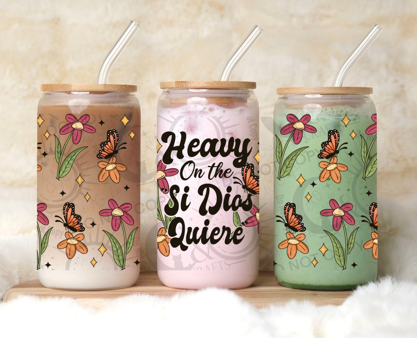 Si Dios Quiere 16oz PNG