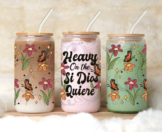 Si Dios Quiere 16oz PNG