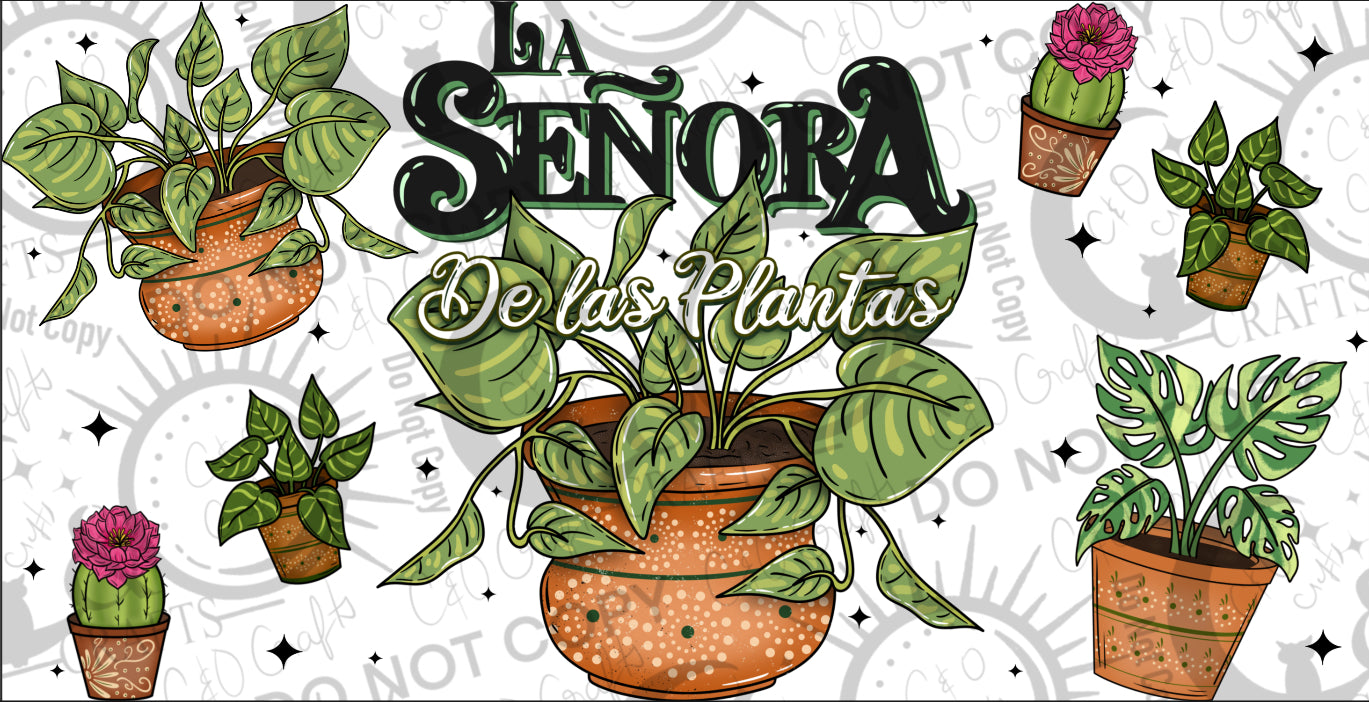 Plant Señora 16oz PNG
