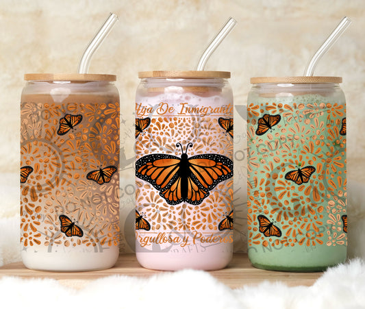 Hija Orgullosa Orange 16oz PNG
