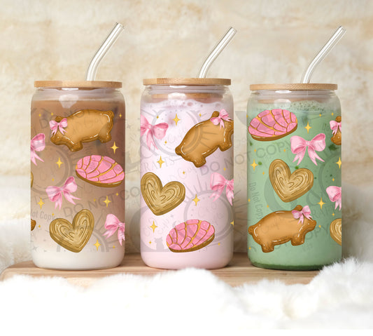Puercitos & Bows 16oz PNG