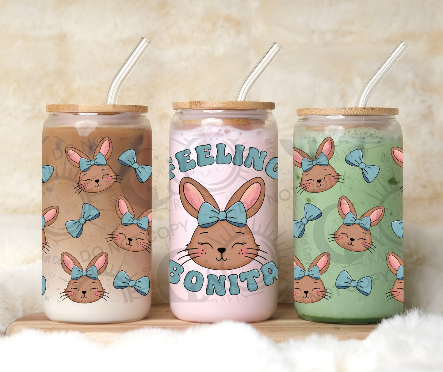 Bonita Bunny 16oz PNG