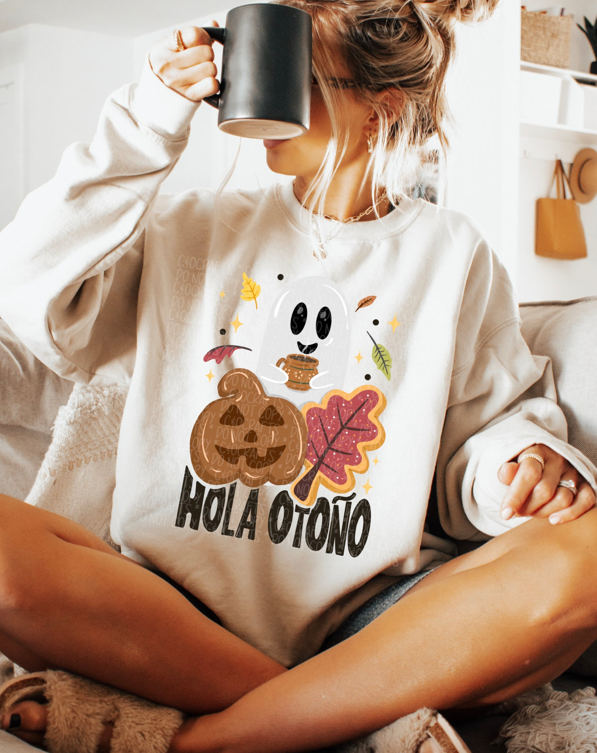 Hola Otoño PNGs (brown/orange)