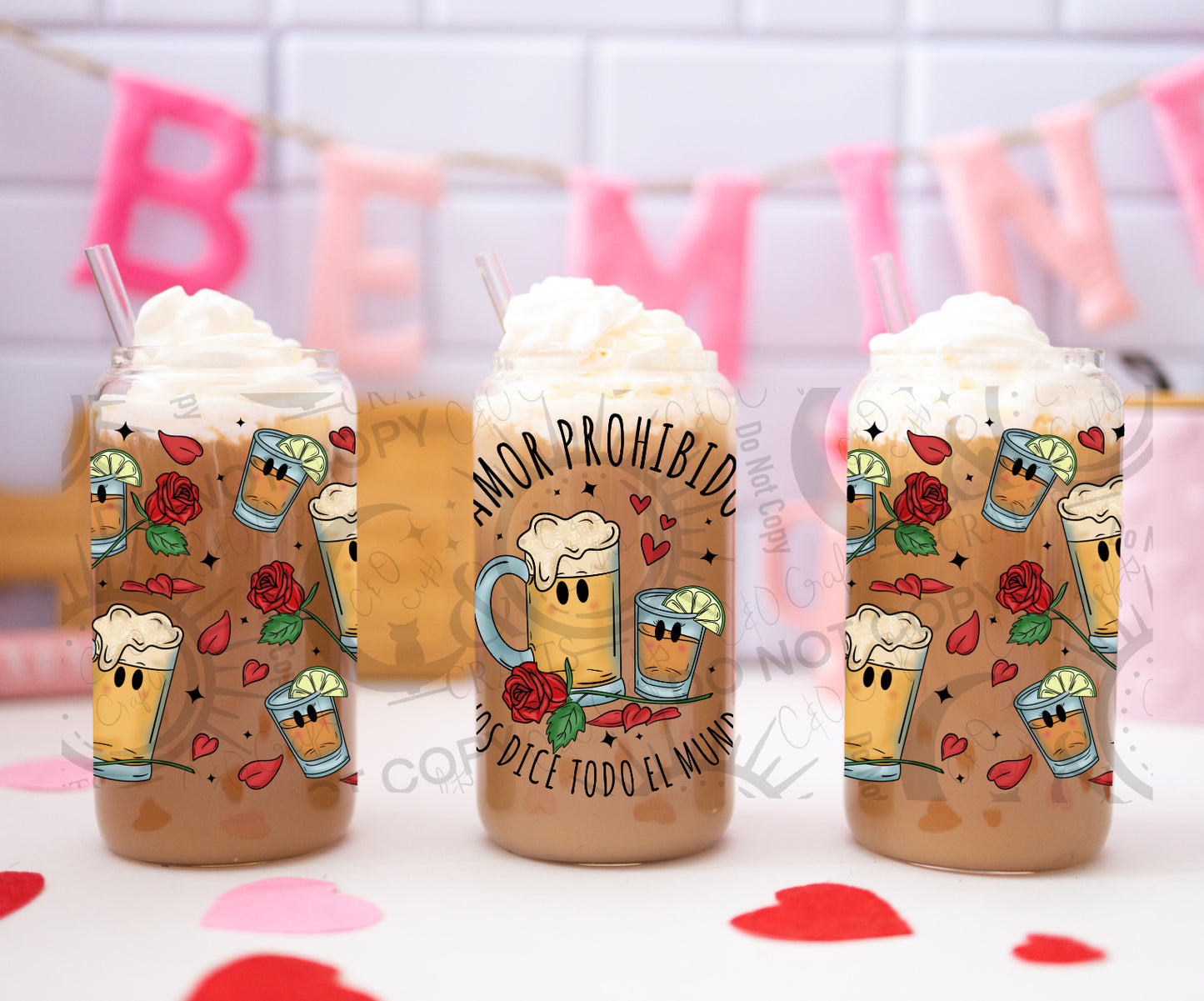 Amor Prohibido16oz PNG