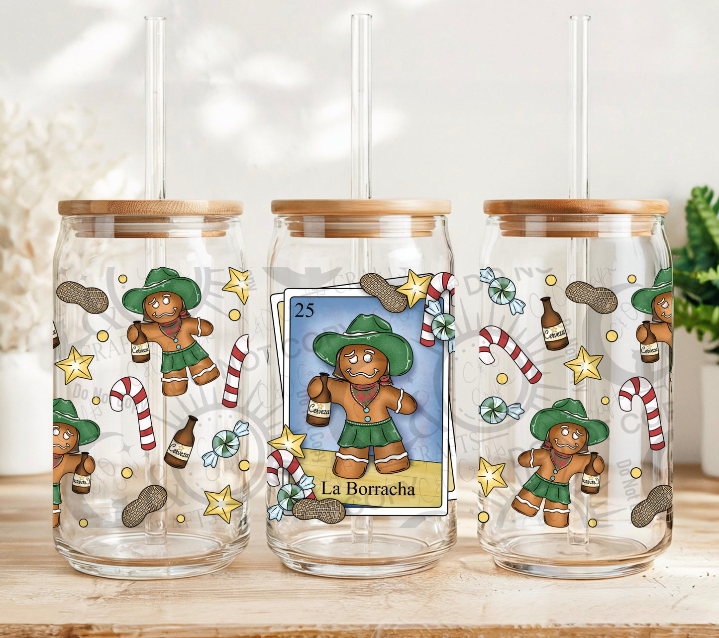 La Borracha 16oz PNG