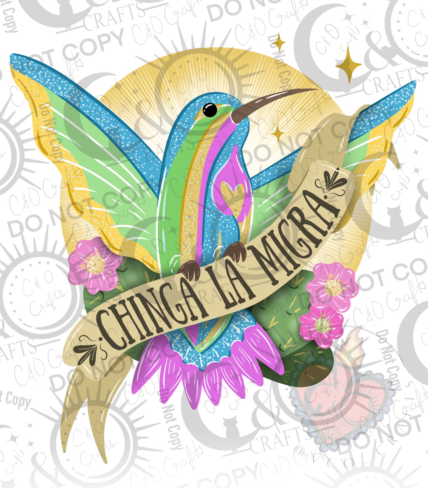 Chinga La Migra PNG
