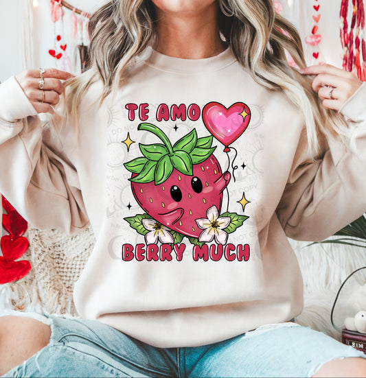 Te Amo Berry Much PNG