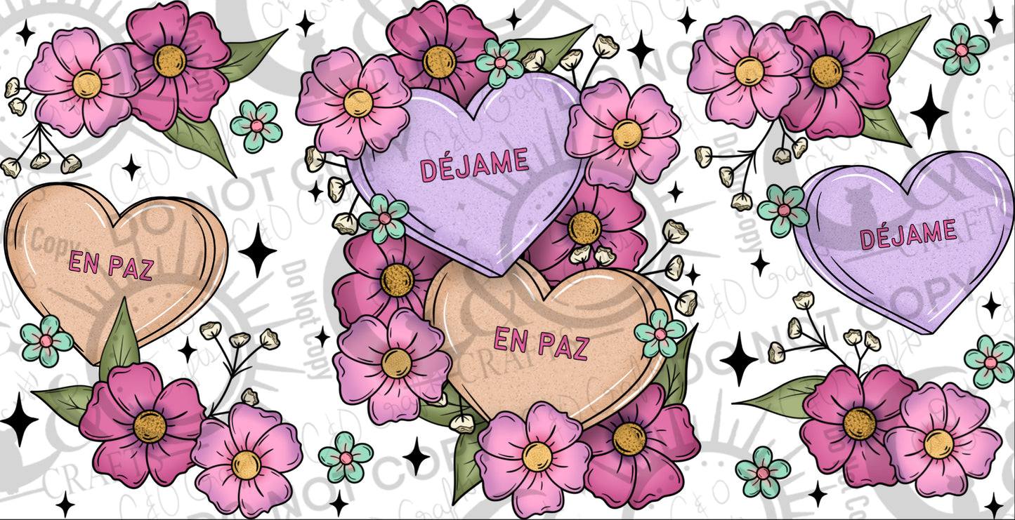 Conversation Hearts2- 16oz PNG