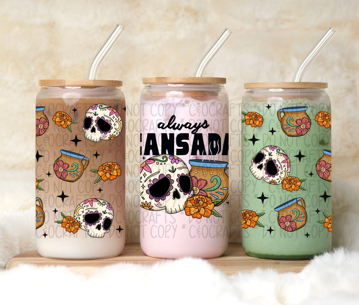 Always Cansada 16oz PNG