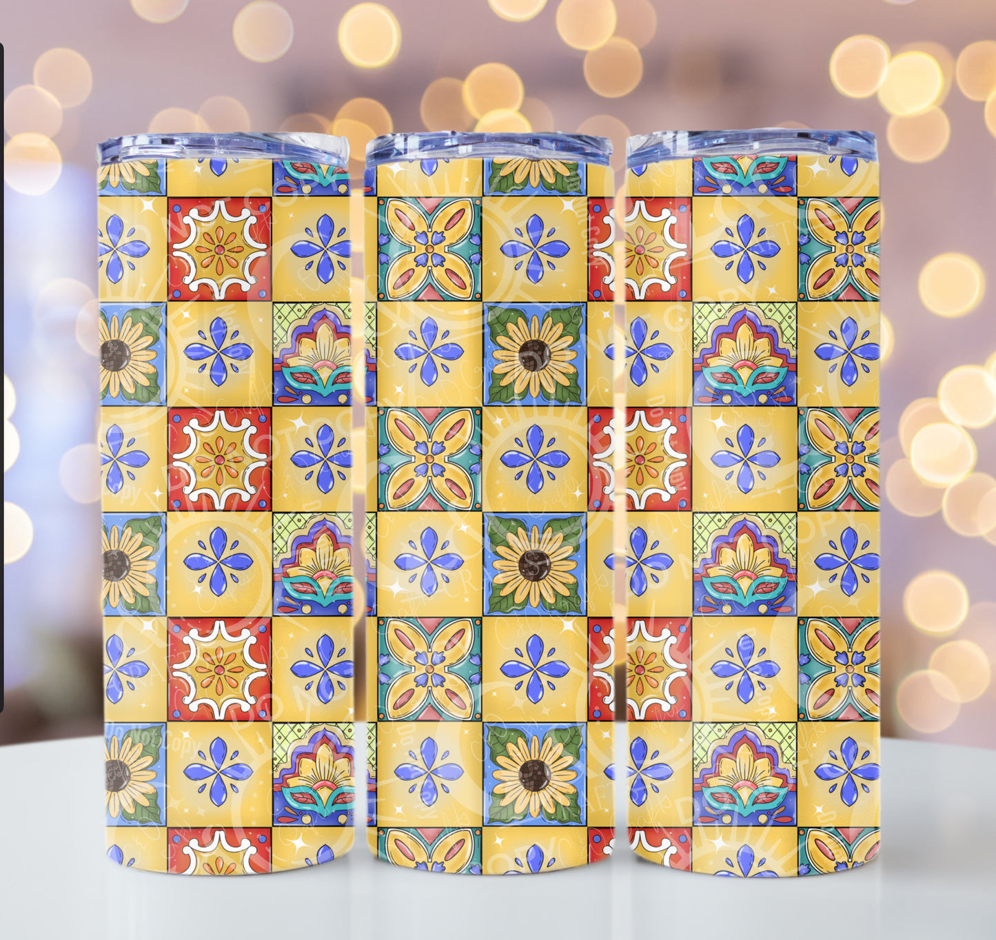 12x12 in. Seamless Talavera Tiles