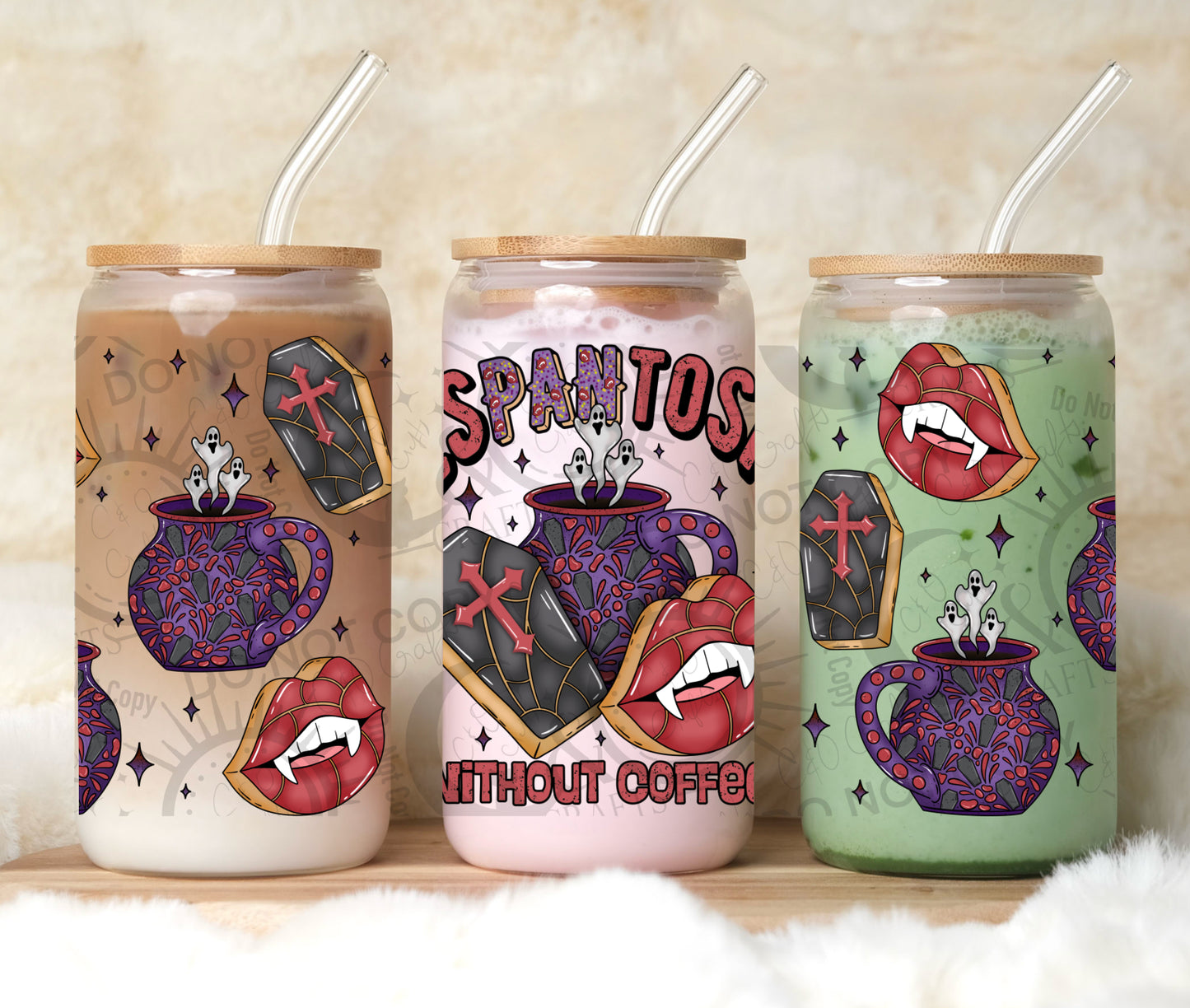 Espantosa Vampiresa 16oz PNG
