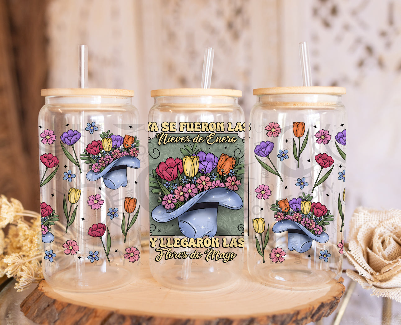 Flores de Mayo 16oz PNG