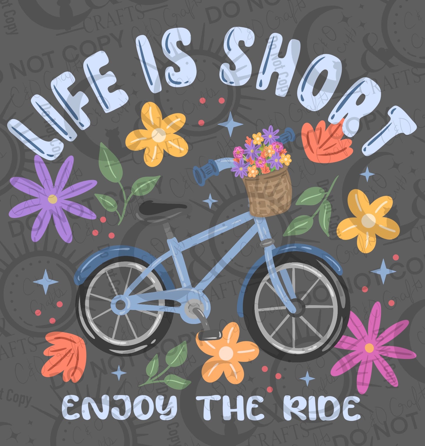 La Bicicleta(English) PNGs (gray/blue)