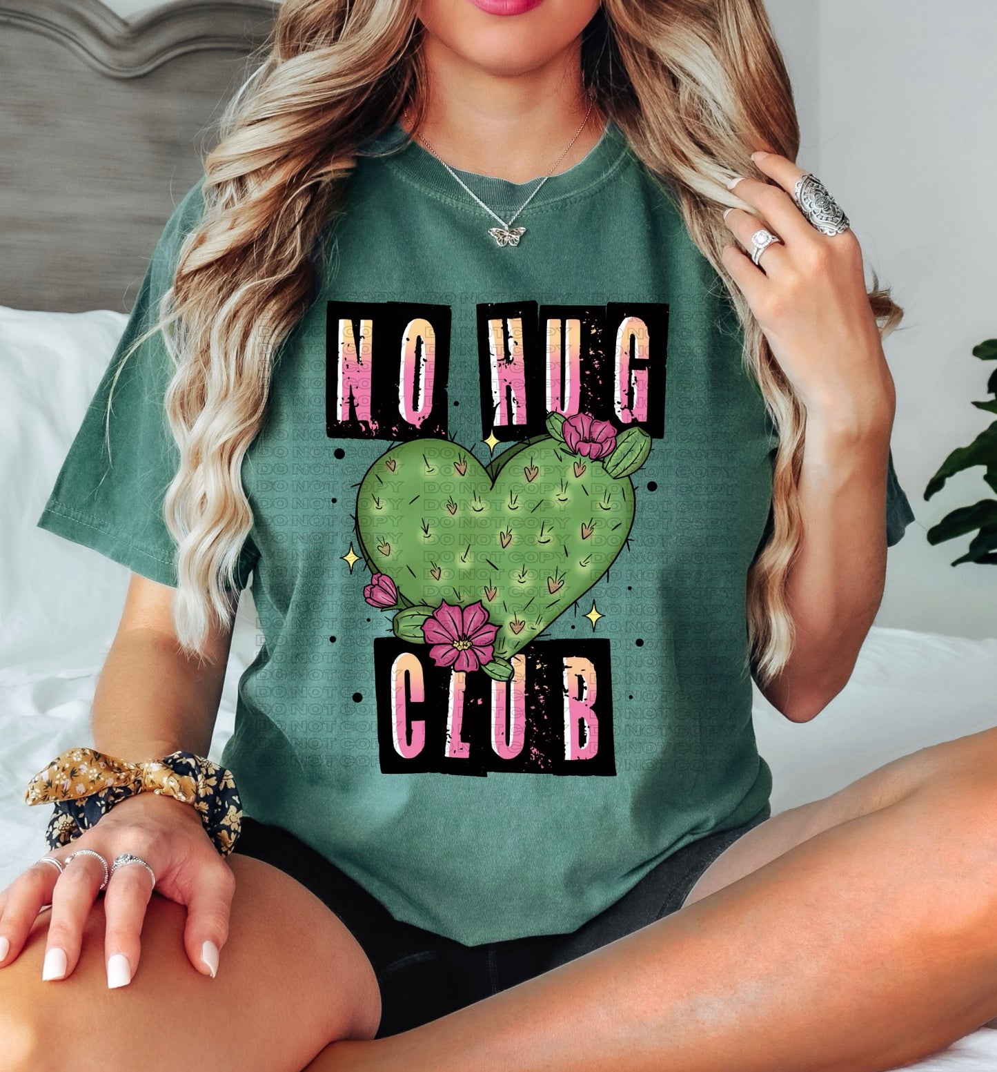No Hug Club PNG