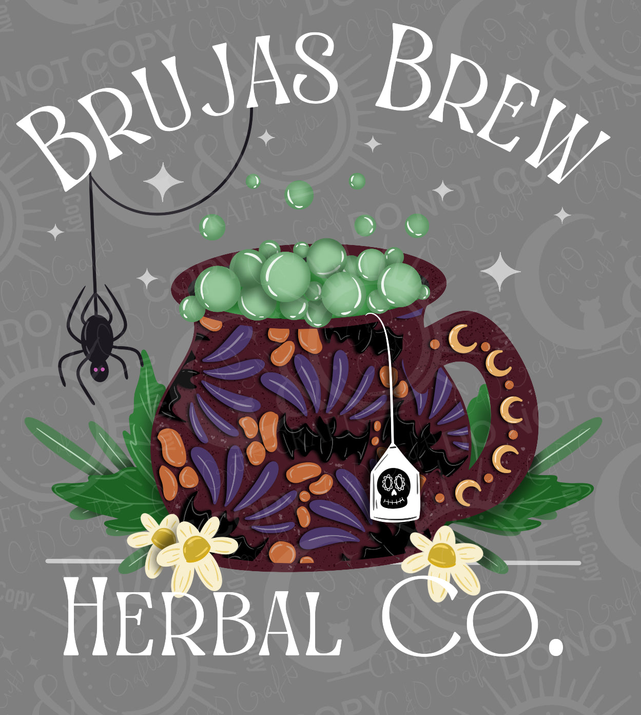 Brujas Brew (white/Grey) PNG