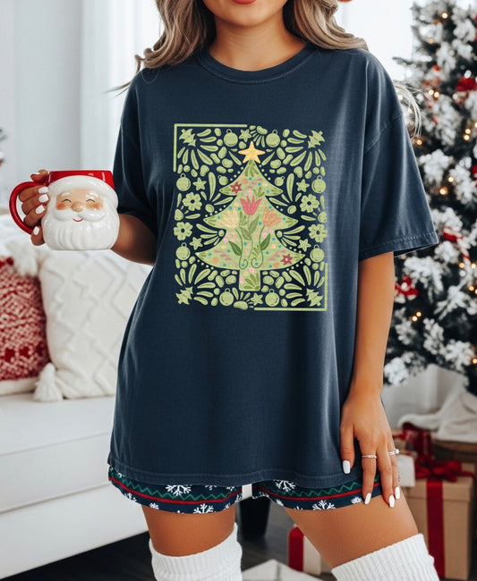 Talavera Christmas (light green) PNG