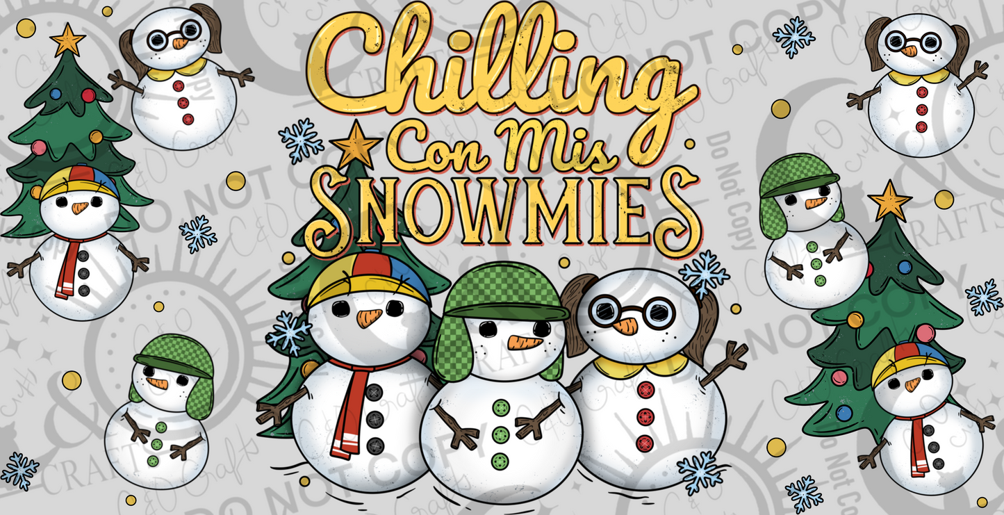 Snowmies (Yellow) 16oz PNG