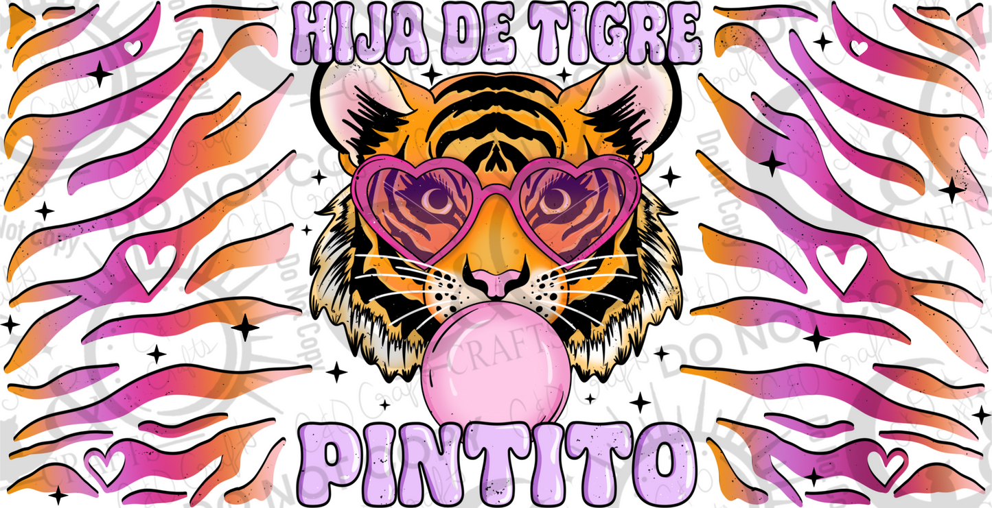 Hija de Tigre 16oz PNG
