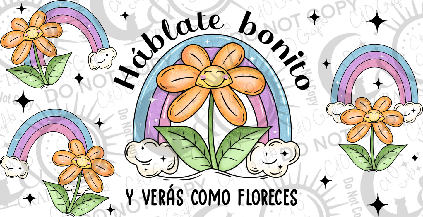 Háblate Bonito 16oz PNG