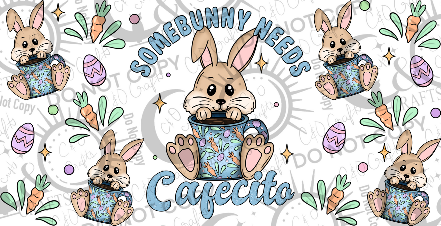 Bunny Cafecito 16oz PNG