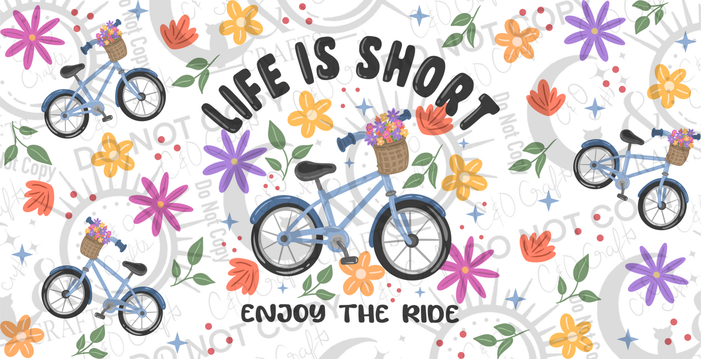 La Bicicleta (English) 16oz PNG