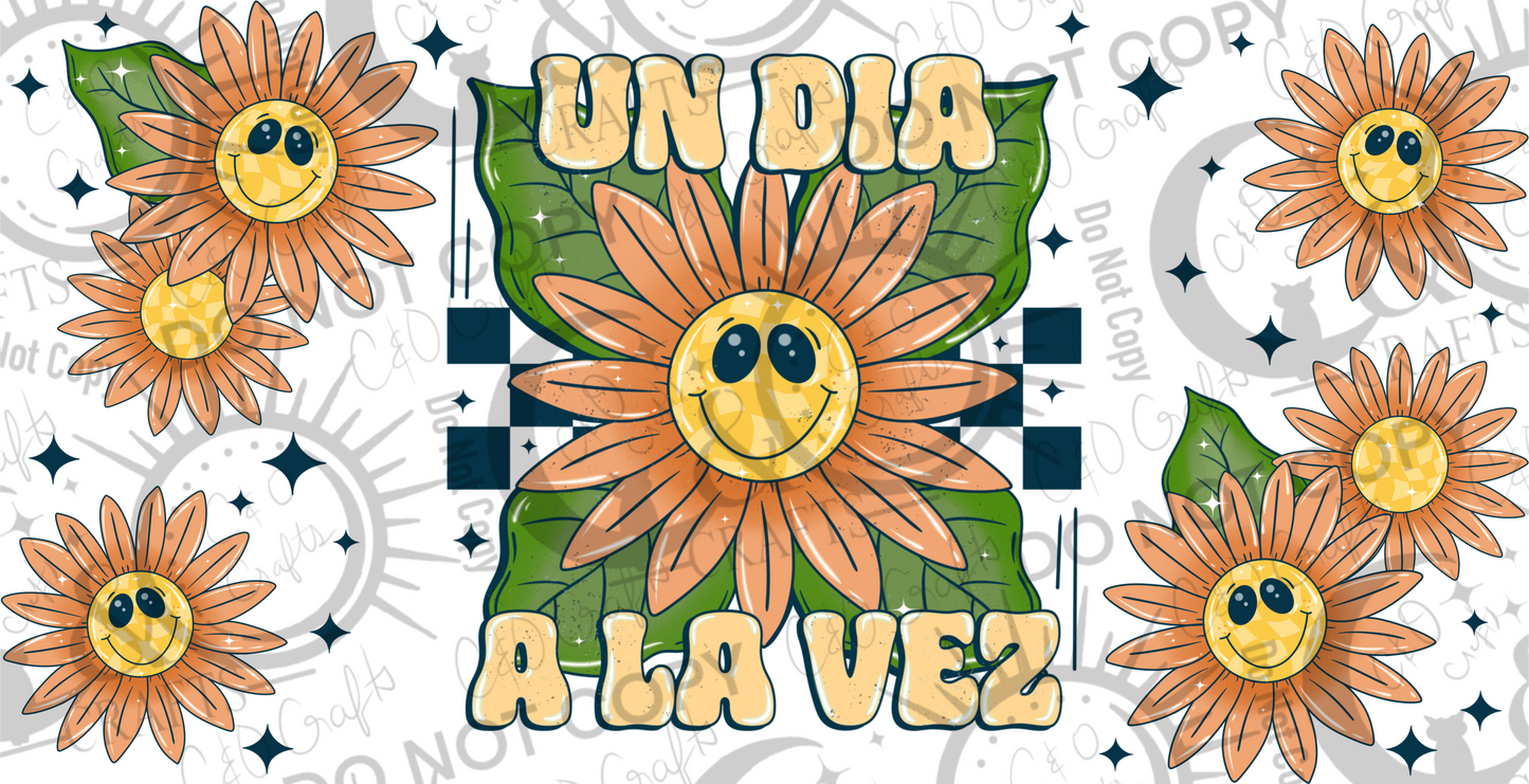 Día a la vez 16oz PNG