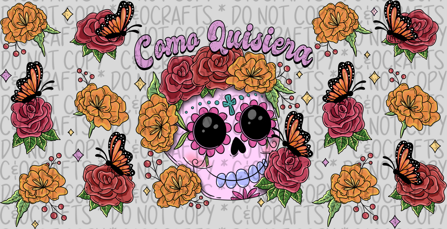 Como Quisiera 16oz PNG