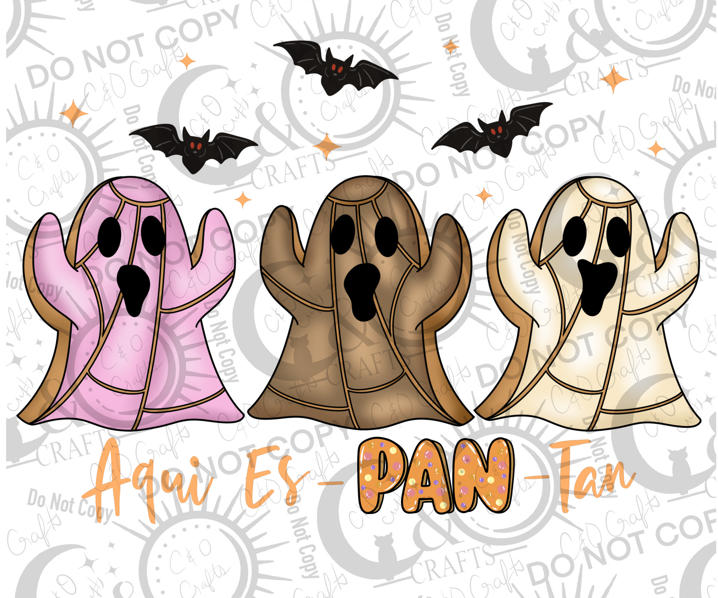 Aqui Espantan -2 Orange PNG